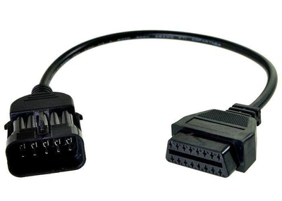 Переходник Opel OBD 10 pin на OBD2 16 pin