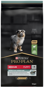 Сухий корм для собак Purina Pro Plan Dog Medium Puppy з високим вмістом курки 12 кг (7613035120402)