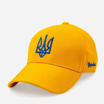 Кепка летняя VILSS Герб + UKRAINE VLB-05-07 57-59 Желтый/Голубой