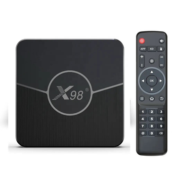 Смарт тв приставка X98 Plus 4/64 ГБ, S905W2, Android 11, AV1