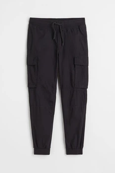 Брюки карго H&M пх8316 чорні 140