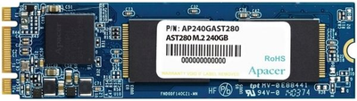SSD накопитель Apacer ast280 240gb m.2 sata tlc (ap64gas510sb-1)