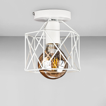 Люстра стельова лофт Light House LS-17181F-1 WH біла