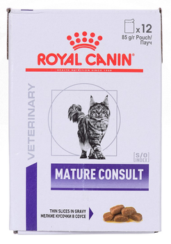Вологий корм ROYAL CANIN Vet Mature Consult для кішок похилого віку 12x85 г (9003579015681)