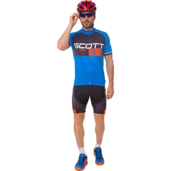 Велоформа короткий рукав с лямками SPOINT SCOTT PRO Series 2XL синий (Y-89_2XL)