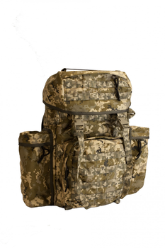 Рюкзак тактичний 40-50 літрів об'єм для штурмовий військовий рюкзак, водовідштовхувальний cordura піксель