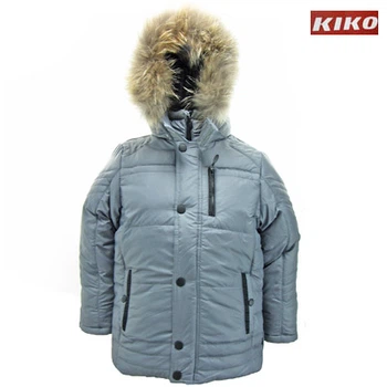 Куртка зимова для хлопчика Kiko/Donilo 3036/M 140 см Сірий