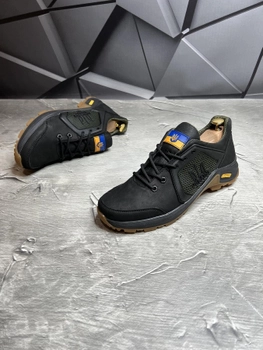 Мужские черные тактические кроссовки из высококачественного натурального нубука размер 41
