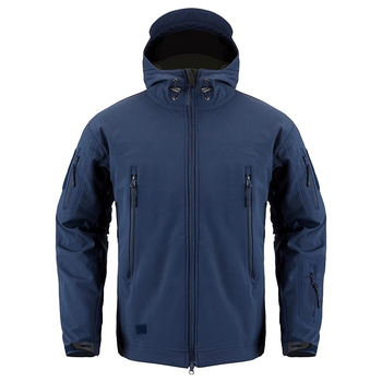 Тактическая куртка / ветровка Pave Hawk Softshell navy blue (темно-синий) XXXXL