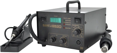 Паяльная станция Baku BK852D компрессорная цифровая индикация фен паяльник 32.5 x 27.5 x 20.2 см 4.46 кг (YT17068)