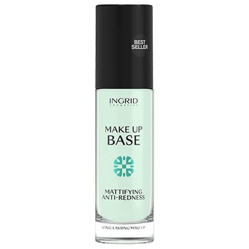 База под макияж INGRID Cosmetics Make Up Base Mattifying & Anti-Redness корректирующая 30 мл