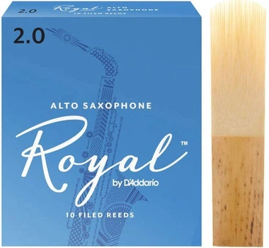 Трость для альт саксофона D'Addario Royal - Alto Sax #2.0 (1шт)