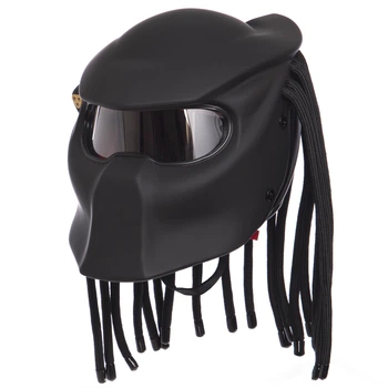 Мотошлем интеграл (full face) Хищник (Predator) AKFOX M-2278 XL черный