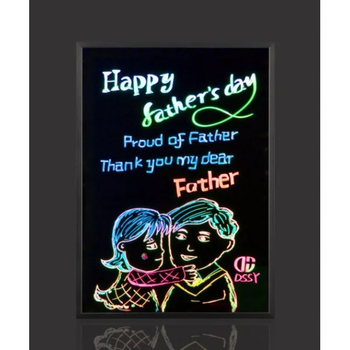 Неоновая Вывеска FLUORESCENT BOARD с фломастером 40*60 см