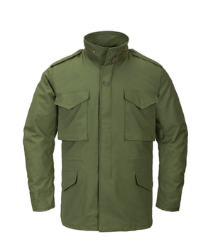 Куртка (Сатин) M65 Jacket - NyCo Sateen Helikon-Tex Olive Green XXL/Regular Тактическая мужская