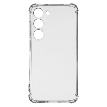 Прозрачный чехол для Samsung Galaxy S24 FE (SM-S721) с защитой камеры и усиленными бортами, тонкий, силиконовый, бесцветный, ударостойкий, противоударный бампер c закрытой камерой, ArmorStandart (ARM76968)