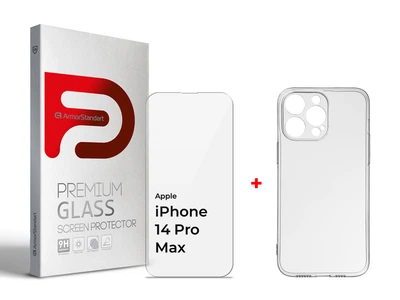 Комплект ArmorStandart для Apple iPhone 14 Pro Max (Cтекло Clear + Панель Air Series) (ARM66921)