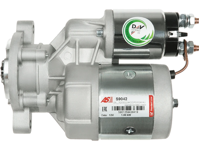 Стартер AS аналог Magneton 12V 1.0kW 9 зубов для Chevrolet Daewoo Lanos 1.4L OE 9141322, As (S9042)