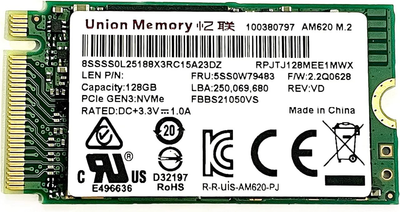Накопичувач SSD M.2 128GB Union Memory (AM620)