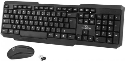 Комплект Esperanza TK108UA, Black, USB (клавіатура+миша)