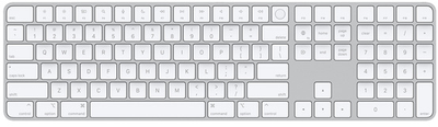 Bezprzewodowa klawiatura Apple Magic Keyboard z Touch ID i klawiaturą numeryczną Bluetooth (USA) (MK2C3LB/A)