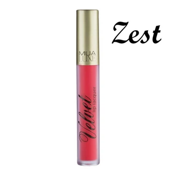 Стійка помада з матовим фінішем MUA Makeup Academy Velvet Lip Lacquer - Zest Рожевий