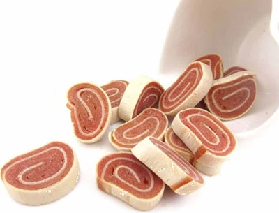 Ласощі Селянські Смаколики для собак роли з куркою та тріскою 3.5-4см 500 г (6921959211467)