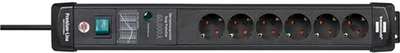 Мережевий фільтр Brennenstuhl Premium-Line 6 розеток EMI/RFI фільтр 3 м (1951160401)