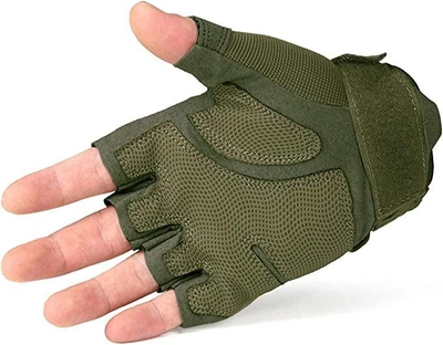 Тактические безпалые перчатки FREE SOLDIER L хаки (#EKIP12HL)