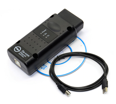 Діагностичний сканер OBD2 OPEL OP-COM v1.7 USB (повноцінний, прошиваємий)