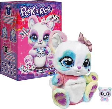 Інтерактивна райдужна панда Peek-A-Roo Interactive Rainbow Plush Toy
