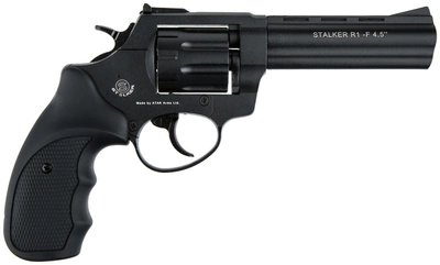 Револьвер під патрон Флобера Stalker 4.5" чорна рукоятка (ZST45S) 170 м/с