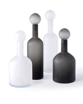 Набор декоративных бутылок Pols potten Bubbles and Bottles Matt 4 шт