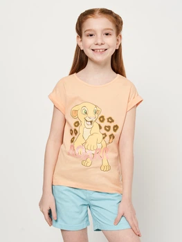 Дитяча футболка для дівчинки Disney Roi Lion WE1154 92-98 см Корал (3609086628565)