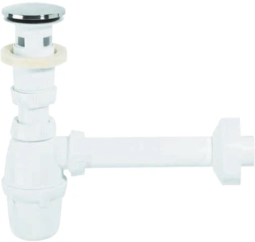 Сифон для раковины WIRQUIN 1 1/4"x32 мм с донным клапаном Click-Clack (9541822)