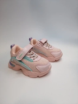 Кроссовки для девочки Clibee 151 Е pink розовые р. 21-13,2 см