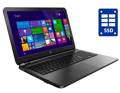 Ноутбук HP 250 G3 / 15.6" TN / Intel Celeron N2840 (2 ядра по 2.16-2.58 GHz) / 4GB DDR3 / 240GB SSD / HD Graphics / WebCam б/у