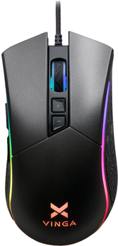 Мышь Vinga MSG-201 USB Black