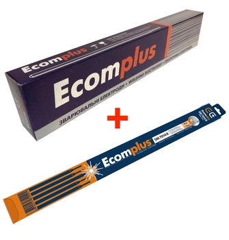 Комплект электродов: EcomPlus АНО-21 d3мм 1кг+EcomPlus SM 7014 R (рутиловые) d3мм 4шт.