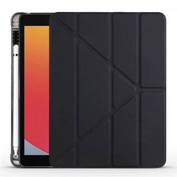 Силіконовий чохол CaseFashion Origami з тримачем для стілуса для iPad 10 10.9" (2022) - Black