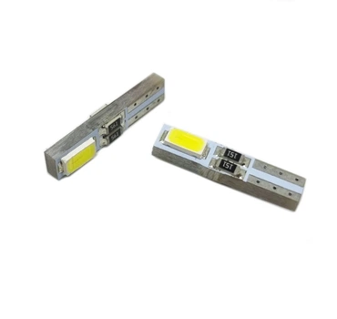 Светодиодная лампа Т5 W1,2W W2x2,6d 2 SMD 5730 Белая Autoexpect (15680)