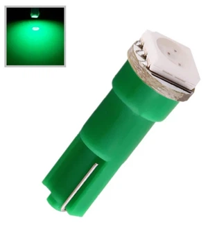 Светодиодная лампа Т5 (W1,2W W2x2,6d) 1 SMD 5050 12V Зелёная Autoexpect (15150)