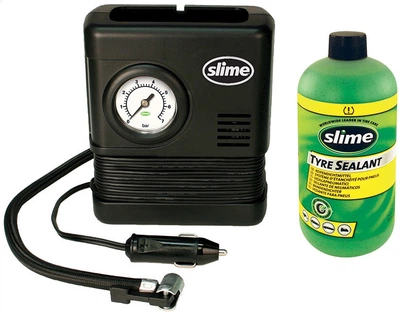 Ремкомплект для автопокрышек Slime Smart Spair (герметик + воздушный компрессор) (716281500282)