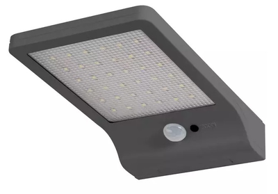 Фасадный светильник на солнечной батарее LED LEDVANCE DOOR SOLAR 4000K 320LM 3W с датчиком движения (4058075267862)