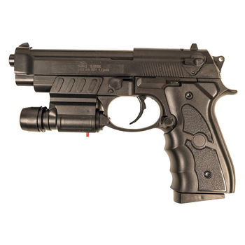 Страйкбольний дитячий пістолет на кульках Galaxy Beretta 92 іграшкова зброя з лазерним прицілом пластиковий