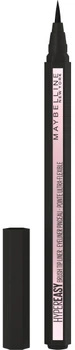 Жидкий лайнер для контуров век Maybelline New York Hyper Easy 801 матовый чёрный 0.6 г (3600531637293)