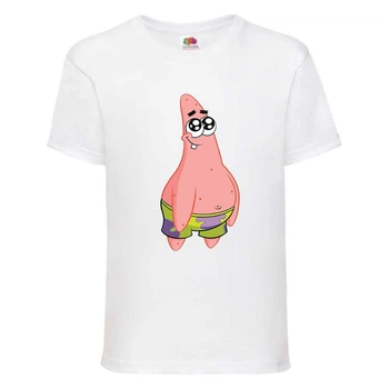 Футболка дитяча Спанч Боб 20 (Sponge Bob) біла 164 см