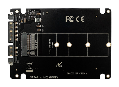 Плата расширения Frime (ECF-PCIEtoSSD015) PCI-E-4хM2, PLX8747