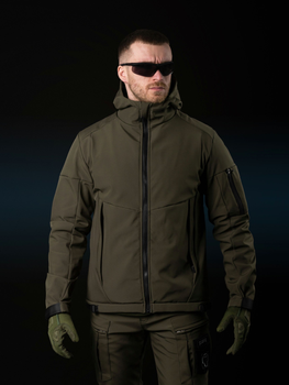Тактическая куртка утепленная BEZET Softshell Робокоп 6289 XS Хаки (2000235558343)