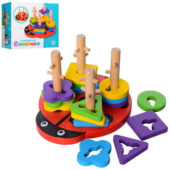 Деревянная игрушка Геометрика TREE TOYS MD 1027 Сортер